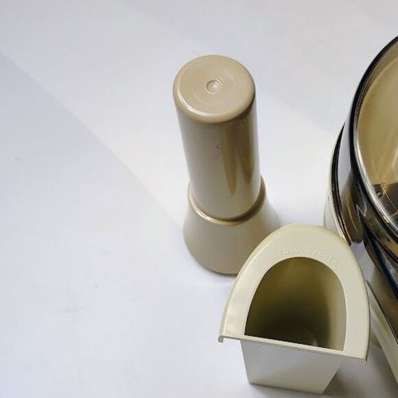 Oster Regency Kitchen Center Meat Grinder Attachment & Wrench & Pusher Parts Vtg - Picture 4 of 5